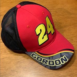 Jeff Gordon NASCAR 24 red and black Baseball Hat